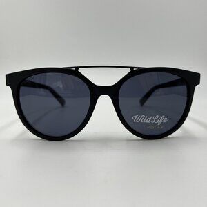 VONZIPPER Hitsville Black Satin/Wild Vintage Grey Polar Oval Sunglasses